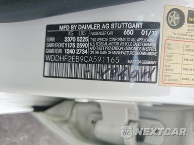 Zdjęcie 12 z 12 samochodu: 2012 MERCEDES-BENZ E 350 BLUETEC VIN:WDDHF2EB9CA591165 - miniatura