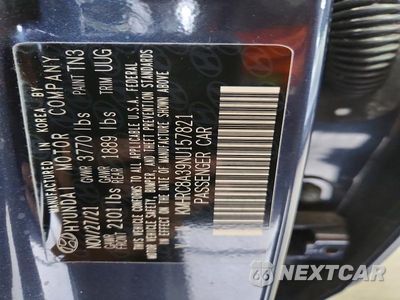 Zdjęcie 12 z 12 samochodu: 2022 HYUNDAI VENUE LIMITED VIN:KMHRC8A39NU157821 - miniatura
