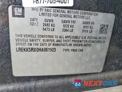 Zdjęcie 10 z 10 samochodu: 2017 CADILLAC CT6 PREMIUM LUXURY VIN:LREKK5RX0HA061923 - miniatura