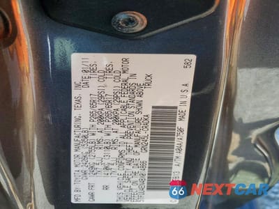 Zdjęcie 13 z 13 samochodu: 2011 TOYOTA TACOMA ACCESS CAB VIN:5TFUU4EN4BX014866 - miniatura