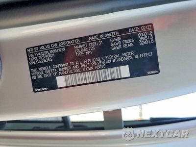 Zdjęcie 13 z 13 samochodu: 2022 VOLVO XC90 T6 INSCRIPTION VIN:YV4A22PLXN1841767 - miniatura
