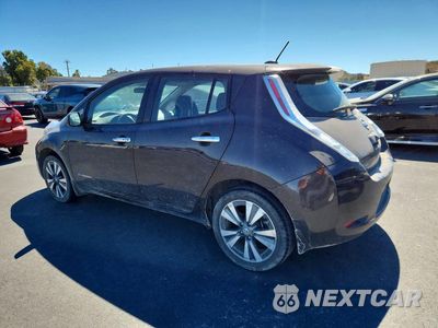 Drugie zdjęcie samochodu z przodu: 2017 NISSAN LEAF SV VIN:1N4BZ0CP9HC301891 - miniatura