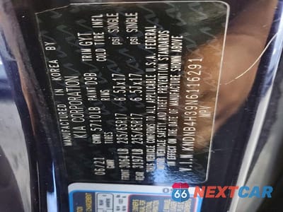 Zdjęcie 13 z 13 samochodu: 2022 KIA CARNIVAL LX VIN:KNDNB4H39N6116291 - miniatura