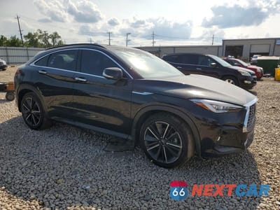 Czwarte zdjęcie samochodu z boku: 2022 INFINITI QX55 ESSENTIAL VIN:3PCAJ5K31NF113812 - miniatura