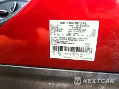 Zdjęcie 13 z 13 samochodu: 2018 FORD EXPLORER XLT VIN:1FM5K7D84JGB32806 - miniatura
