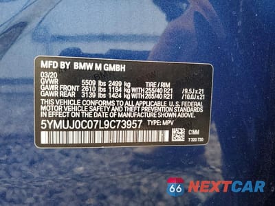 Zdjęcie 13 z 13 samochodu: 2020 BMW X4 M COMPETITION VIN:5YMUJ0C07L9C73957 - miniatura