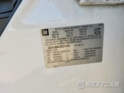 Zdjęcie 13 z 13 samochodu: 2014 GMC TERRAIN SLE VIN:2GKALMEK4E6270400 - miniatura