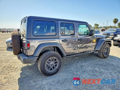 Trzecie zdjęcie samochodu z tyłu: 2025 JEEP WRANGLER SPORT VIN:1C4PJXDN6SW538499 - miniatura
