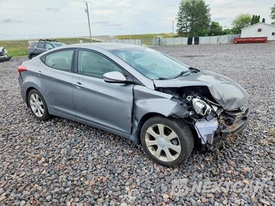 Czwarte zdjęcie samochodu z boku: 2013 HYUNDAI ELANTRA LIMITED VIN:KMHDH4AEXDU803937 - miniatura