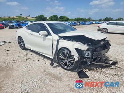 Czwarte zdjęcie samochodu z boku: 2021 INFINITI Q60 LUXE VIN:JN1EV7KK9MM410845 - miniatura