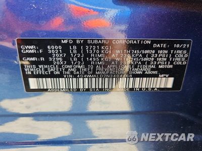 Zdjęcie 13 z 13 samochodu: 2022 SUBARU ASCENT LIMITED VIN:4S4WMALD2N3404468 - miniatura