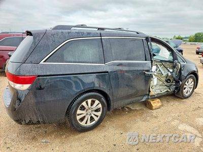 Trzecie zdjęcie samochodu z tyłu: 2014 HONDA ODYSSEY EXL VIN:5FNRL5H60EB017474 - miniatura