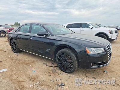 Czwarte zdjęcie samochodu z boku: 2015 AUDI A8 QUATTRO VIN:WAUJGAFD9FN018280 - miniatura
