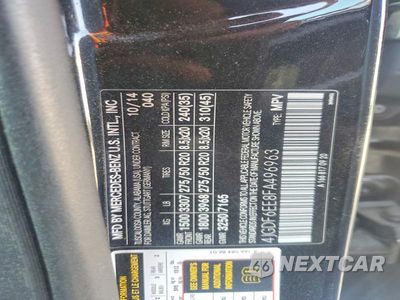 Zdjęcie 13 z 13 samochodu: 2015 MERCEDES-BENZ GL 450 4MATIC VIN:4JGDF6EE8FA496963 - miniatura