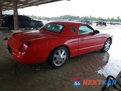 Trzecie zdjęcie samochodu z tyłu: 2003 FORD THUNDERBIRD VIN:1FAHP60A53Y107017 - miniatura