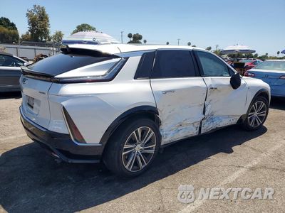 Trzecie zdjęcie samochodu z tyłu: 2024 CADILLAC LYRIQ LUXURY VIN:1GYKPRRK6RZ117629 - miniatura