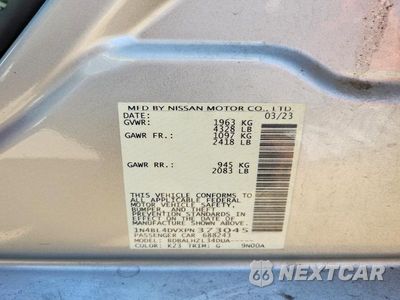 Zdjęcie 12 z 12 samochodu: 2023 NISSAN ALTIMA SV VIN:1N4BL4DVXPN373045 - miniatura