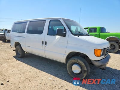 Czwarte zdjęcie samochodu z boku: 2006 FORD ECONOLINE E350 SUPER DUTY WAGON VIN:1FMNE31L46HB39894 - miniatura