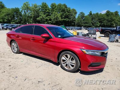 Czwarte zdjęcie samochodu z boku: 2018 HONDA ACCORD LX VIN:1HGCV1F10JA088310 - miniatura