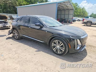 Czwarte zdjęcie samochodu z boku: 2024 CADILLAC LYRIQ LUXURY VIN:1GYKPSRK4RZ118253 - miniatura