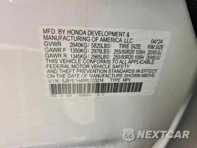Zdjęcie 14 z 14 samochodu: 2024 ACURA MDX VIN:5J8YE1H48RL033214 - miniatura
