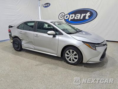 Czwarte zdjęcie samochodu z boku: 2021 TOYOTA COROLLA LE VIN:5YFEPMAE1MP164422 - miniatura