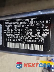 Zdjęcie 14 z 14 samochodu: 2021 KIA SORENTO EX VIN:5XYRH4LF6MG031082 - miniatura