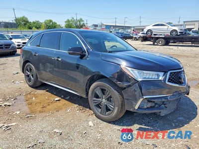 Czwarte zdjęcie samochodu z boku: 2019 ACURA MDX VIN:5J8YD4H38KL036616 - miniatura