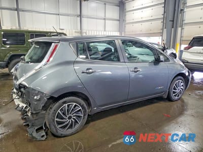 Trzecie zdjęcie samochodu z tyłu: 2017 NISSAN LEAF S VIN:1N4BZ0CP3HC306049 - miniatura