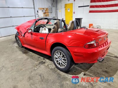 Drugie zdjęcie samochodu z przodu: 2000 BMW Z3 2.3 VIN:4USCH9340YLF83783 - miniatura