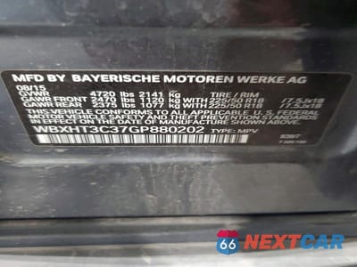 Zdjęcie 13 z 13 samochodu: 2016 BMW X1 XDRIVE28I VIN:WBXHT3C37GP880202 - miniatura