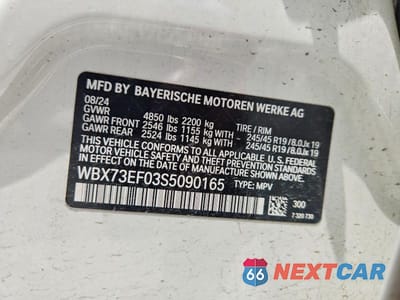 Zdjęcie 14 z 14 samochodu: 2025 BMW X1 XDRIVE28I VIN:WBX73EF03S5090165 - miniatura