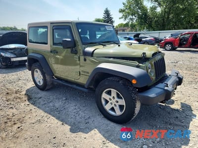 Czwarte zdjęcie samochodu z boku: 2013 JEEP WRANGLER SPORT VIN:1C4AJWAG6DL599149 - miniatura