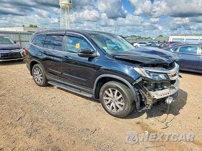 Czwarte zdjęcie samochodu z boku: 2020 HONDA PILOT EXL VIN:5FNYF6H5XLB054917 - miniatura