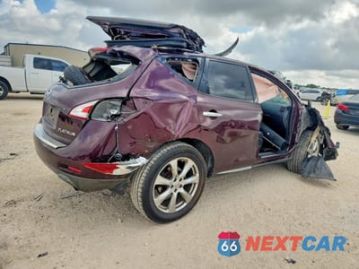 Trzecie zdjęcie samochodu z tyłu: 2013 NISSAN MURANO VIN:JN8AZ1MU6DW205018 - miniatura