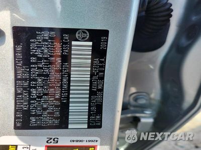 Zdjęcie 12 z 12 samochodu: 2021 TOYOTA CAMRY SE VIN:4T1G11AK8MU476704 - miniatura
