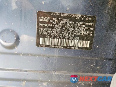 Zdjęcie 14 z 14 samochodu: 2023 SUBARU FORESTER PREMIUM VIN:JF2SKAEC8PH480801 - miniatura
