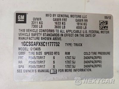 Zdjęcie 13 z 13 samochodu: 2012 CHEVROLET EXPRESS G1500 DELIVERY VAN VIN:1GCSGAFX6C1177732 - miniatura