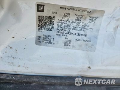 Zdjęcie 13 z 13 samochodu: 2018 CHEVROLET TRAVERSE LS VIN:1GNEVFKW2JJ201638 - miniatura