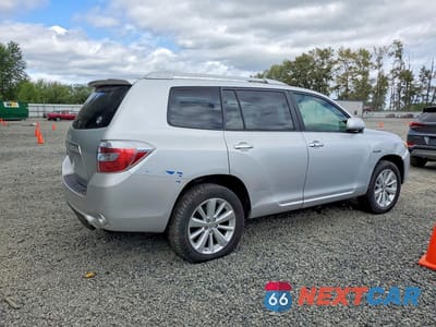 Trzecie zdjęcie samochodu z tyłu: 2010 TOYOTA HIGHLANDER HYBRID VIN:JTEBW3EH4A2043054 - miniatura