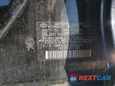 Zdjęcie 12 z 12 samochodu: 2016 HYUNDAI SONATA PLUG-IN HYBRID LIMITED VIN:KMHE54L23GA021470 - miniatura