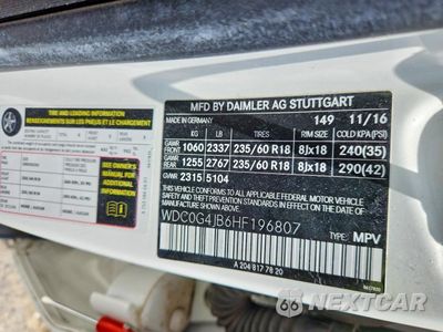 Zdjęcie 13 z 13 samochodu: 2017 MERCEDES-BENZ GLC 300 VIN:WDC0G4JB6HF196807 - miniatura