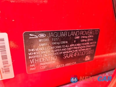 Zdjęcie 12 z 12 samochodu: 2018 JAGUAR XE PRESTIGE VIN:SAJAE4FX7JCP33813 - miniatura