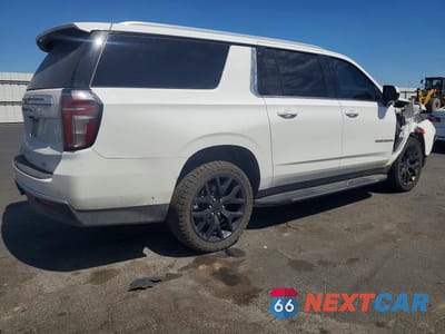 Trzecie zdjęcie samochodu z tyłu: 2021 CHEVROLET SUBURBAN C1500 LT VIN:1GNSCCKD0MR259212 - miniatura