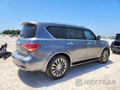 Trzecie zdjęcie samochodu z tyłu: 2017 INFINITI QX80 BASE VIN:JN8AZ2NF0H9643270 - miniatura