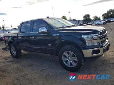 Czwarte zdjęcie samochodu z boku: 2019 FORD F150 SUPERCREW VIN:1FTEW1E45KFA92907 - miniatura