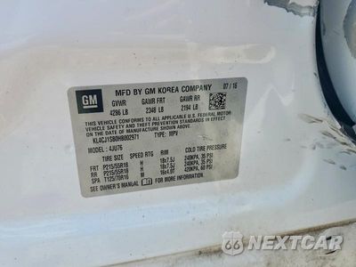 Zdjęcie 13 z 13 samochodu: 2017 BUICK ENCORE SPORT TOURING VIN:KL4CJ1SB0HB002971 - miniatura