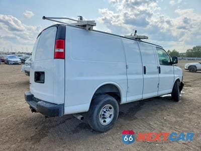 Trzecie zdjęcie samochodu z tyłu: 2018 CHEVROLET EXPRESS VIN:1GCZGGFG6J1184629 - miniatura