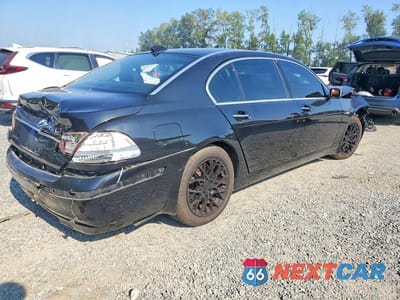 Trzecie zdjęcie samochodu z tyłu: 2007 BMW 760 LI VIN:WBAHN03537DD98724 - miniatura
