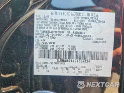Zdjęcie 12 z 12 samochodu: 2002 LINCOLN LS VIN:1LNHM87A42Y626834 - miniatura
